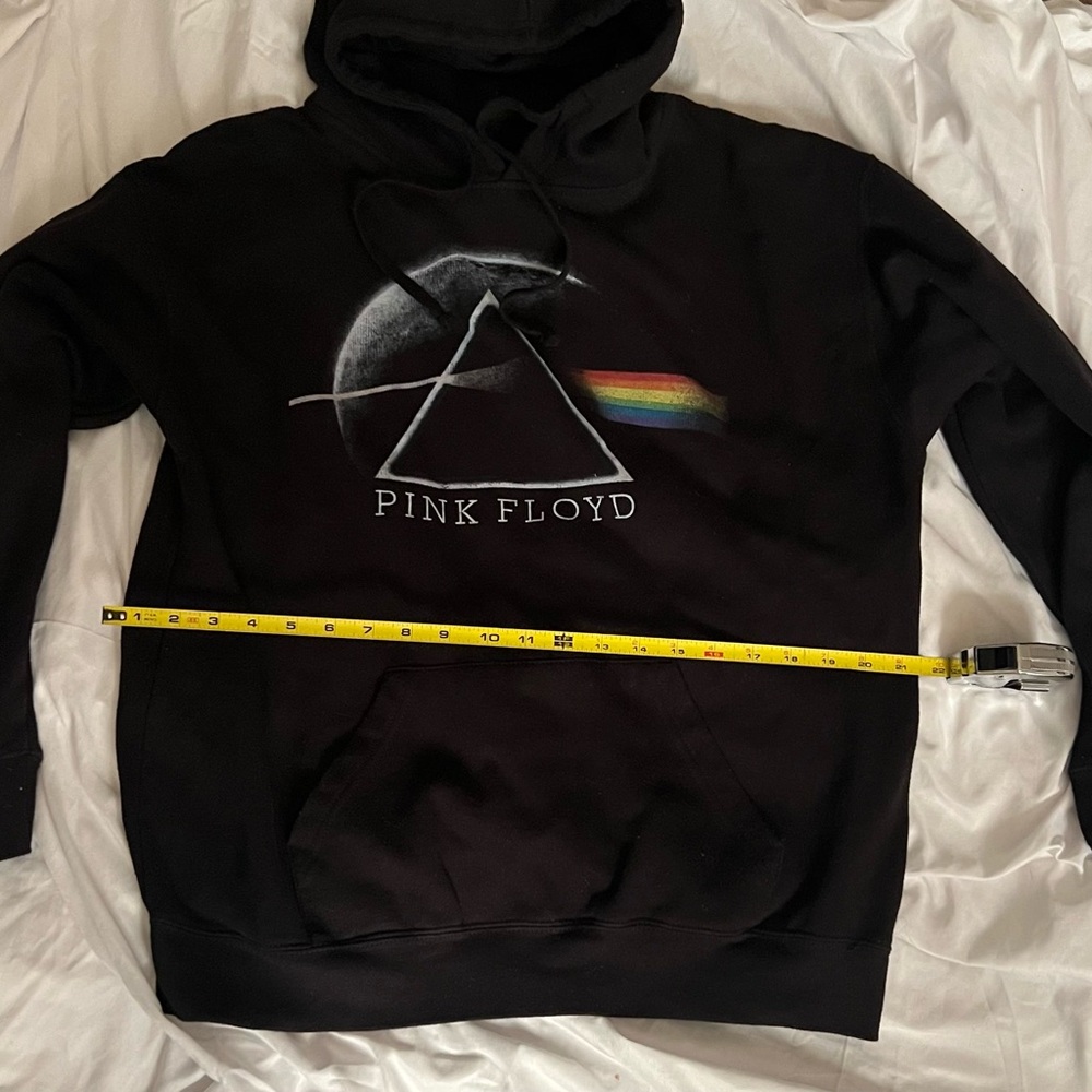 Vintage Pink Floyd Black Hoodie Men’s L Dark Side of The Moon Hoodie - Picture 6 of 9